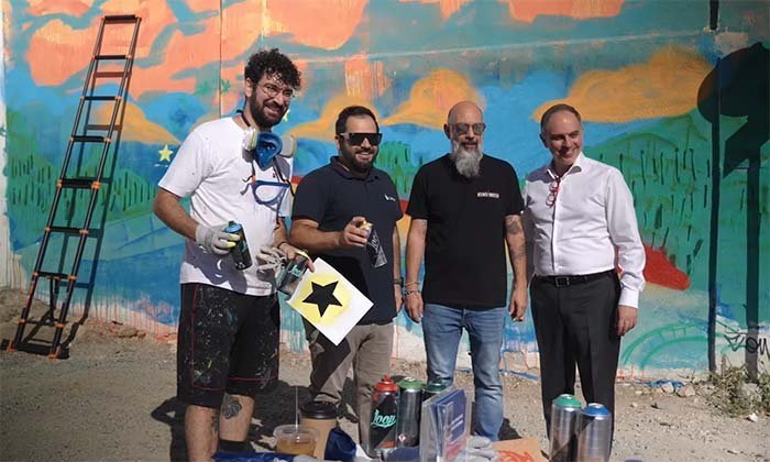 Η Λευκωσία γέμισε χρώμα και έμπνευση με το Time to Move Mural «Ζωγραφίζουμε μαζί την πόλη μας» Image
